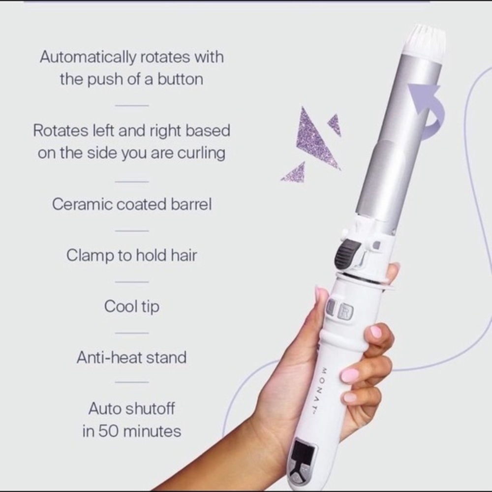 Monat Perfect Wave Curling Iron 1.25” barrel